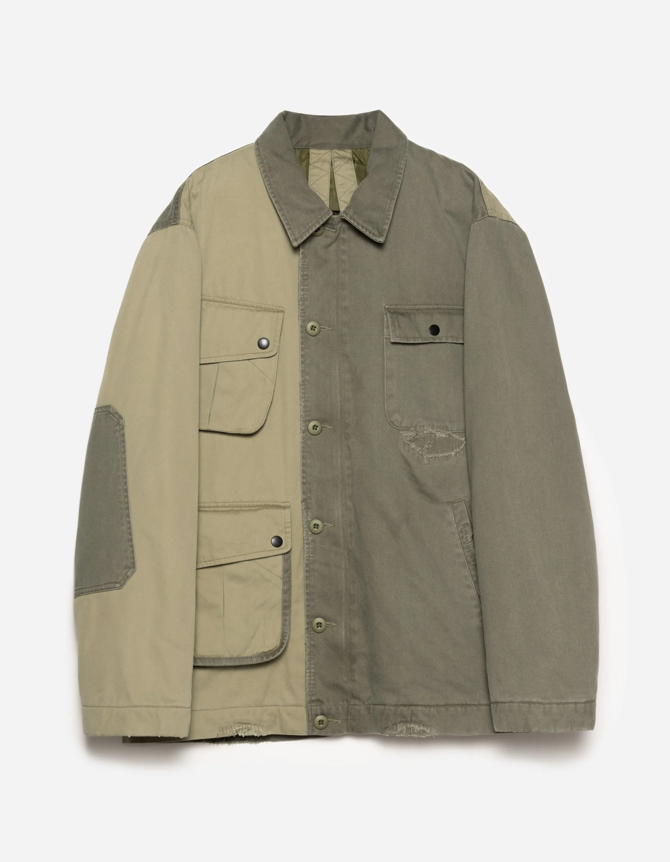 6025 Maha Boro Deck Jacket Olive/Sand