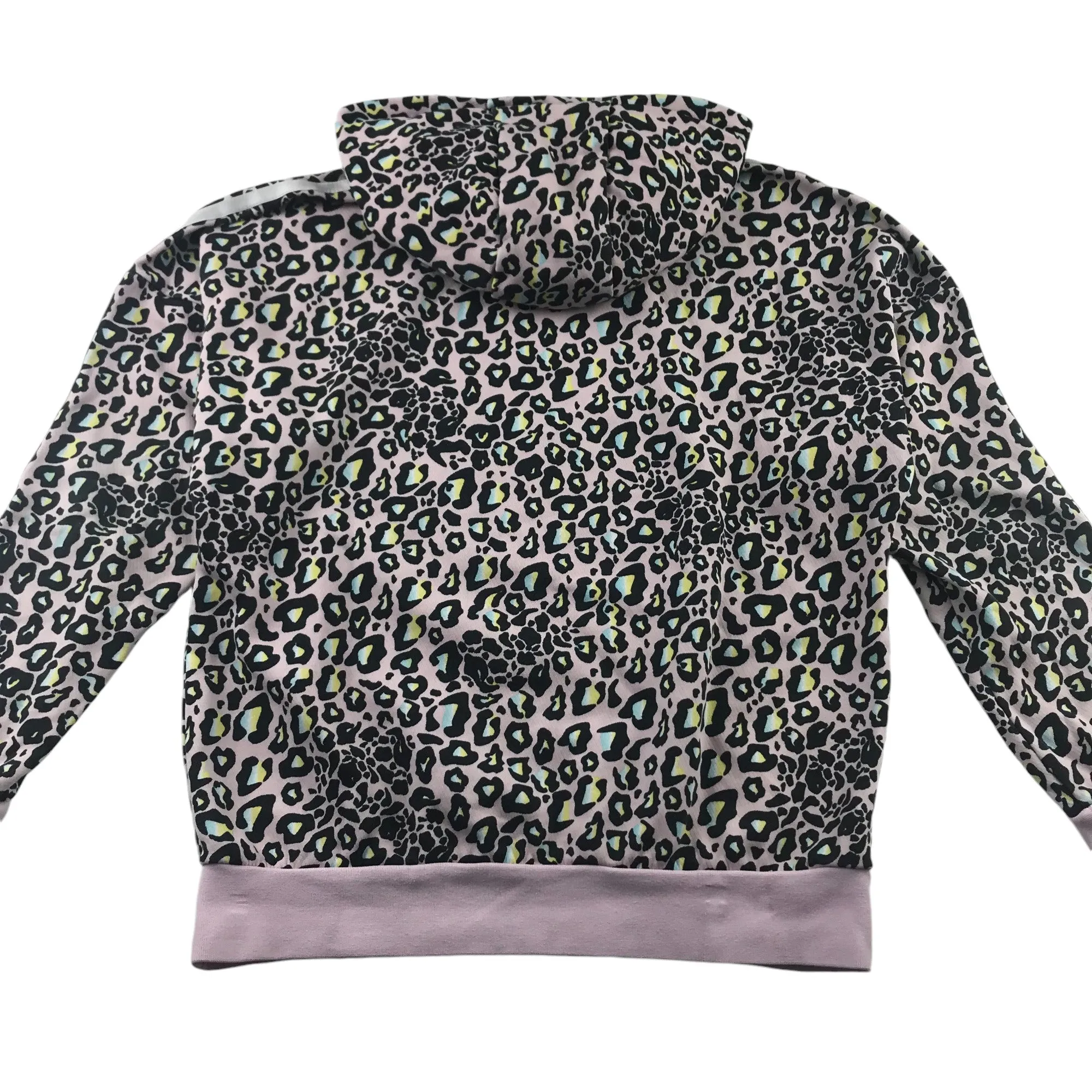 Adidas hoodie 12-13 years lilac leopard spot pattern