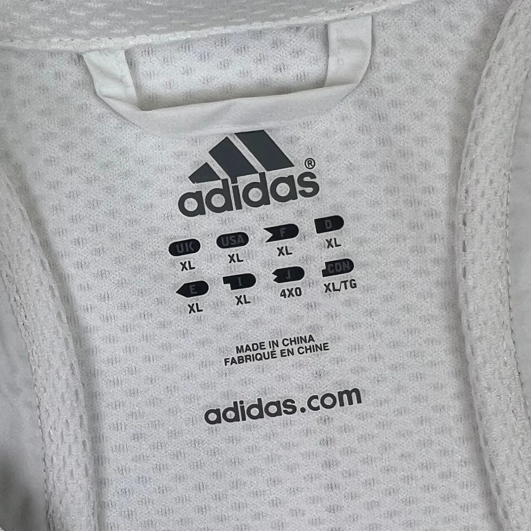 Adidas Windbreaker Lightweight Jacket White