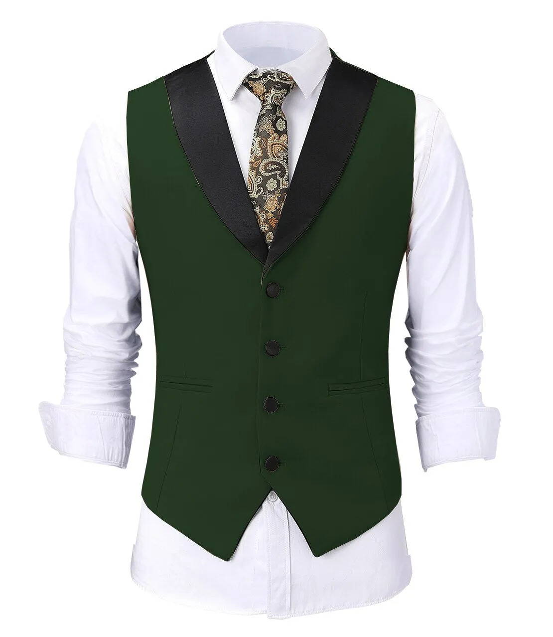 Aidase Casual Men's Beige Vest Jacket Slim Fit Prom Burgundy Tuxedos Blazer Champagne Suits Waistcoat For Wedding Best Man Grooms