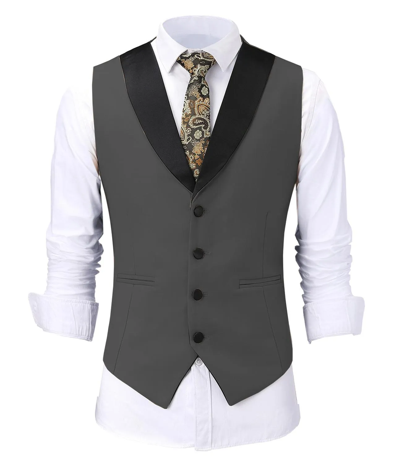 Aidase Casual Men's Beige Vest Jacket Slim Fit Prom Burgundy Tuxedos Blazer Champagne Suits Waistcoat For Wedding Best Man Grooms