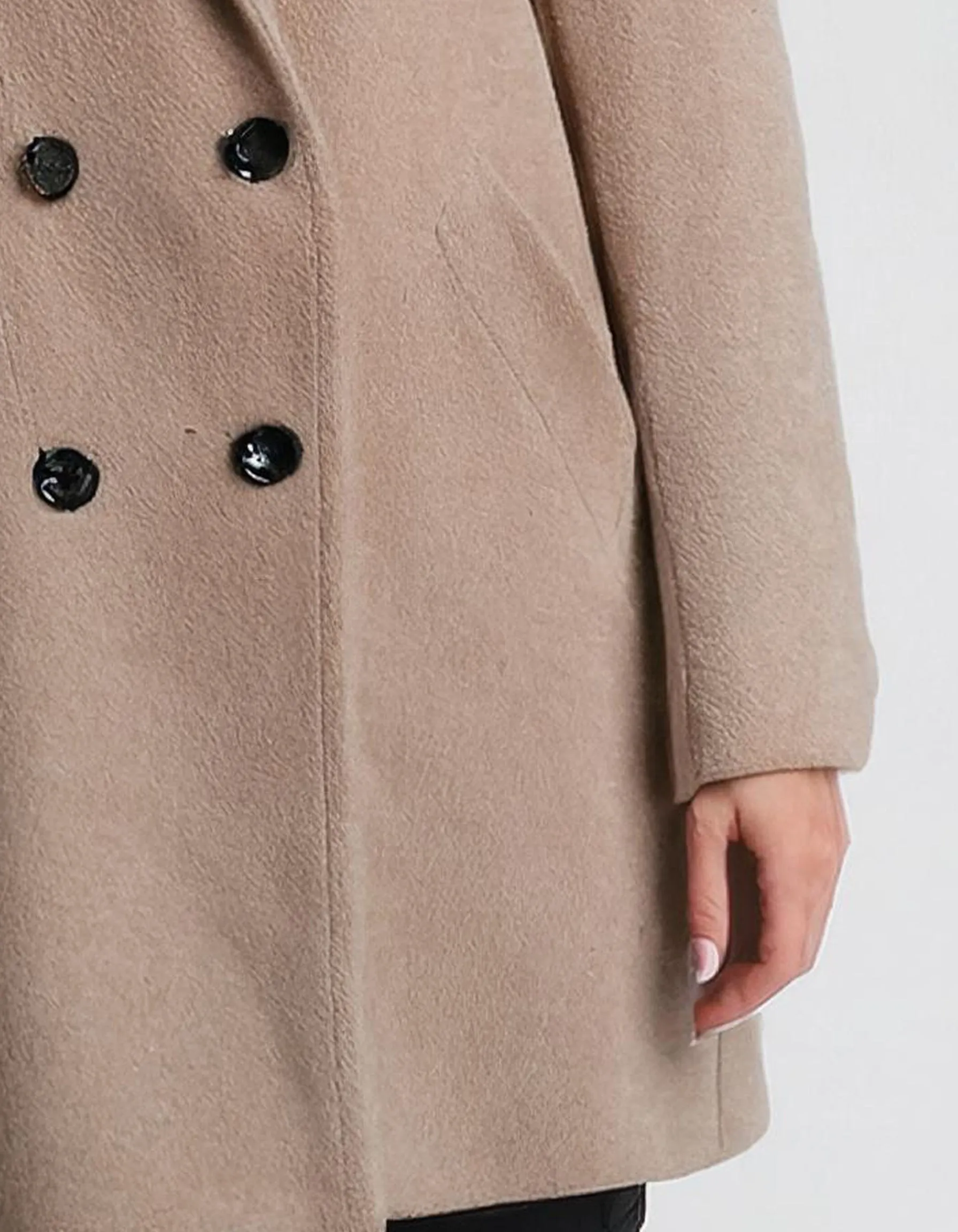 Camel Elegance Peacoat