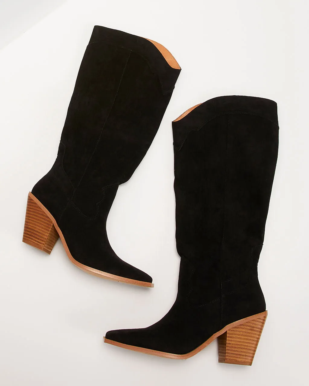 Carlisle Suede Heeled Boots