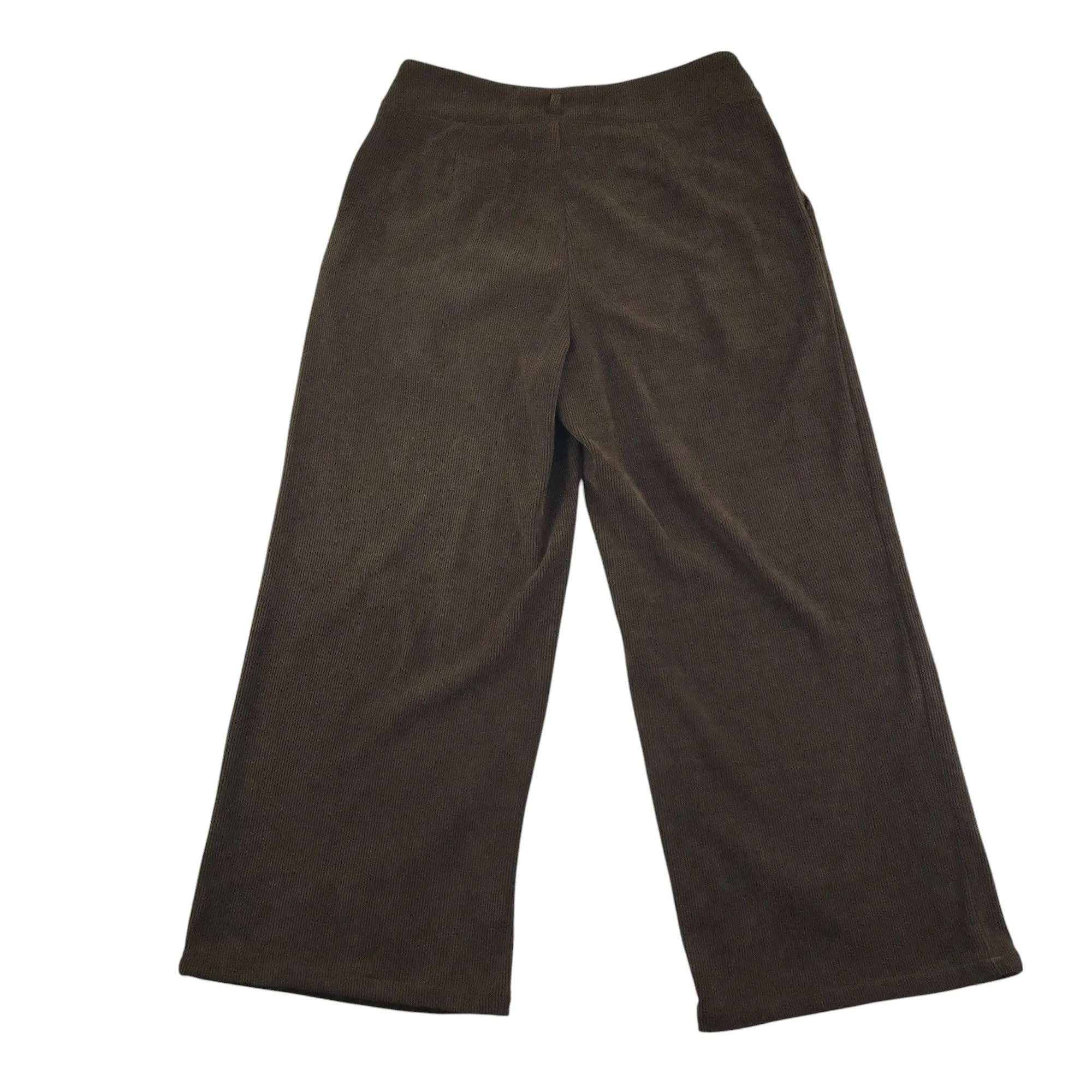 Cider trouser women's L brown flared elasticated waist