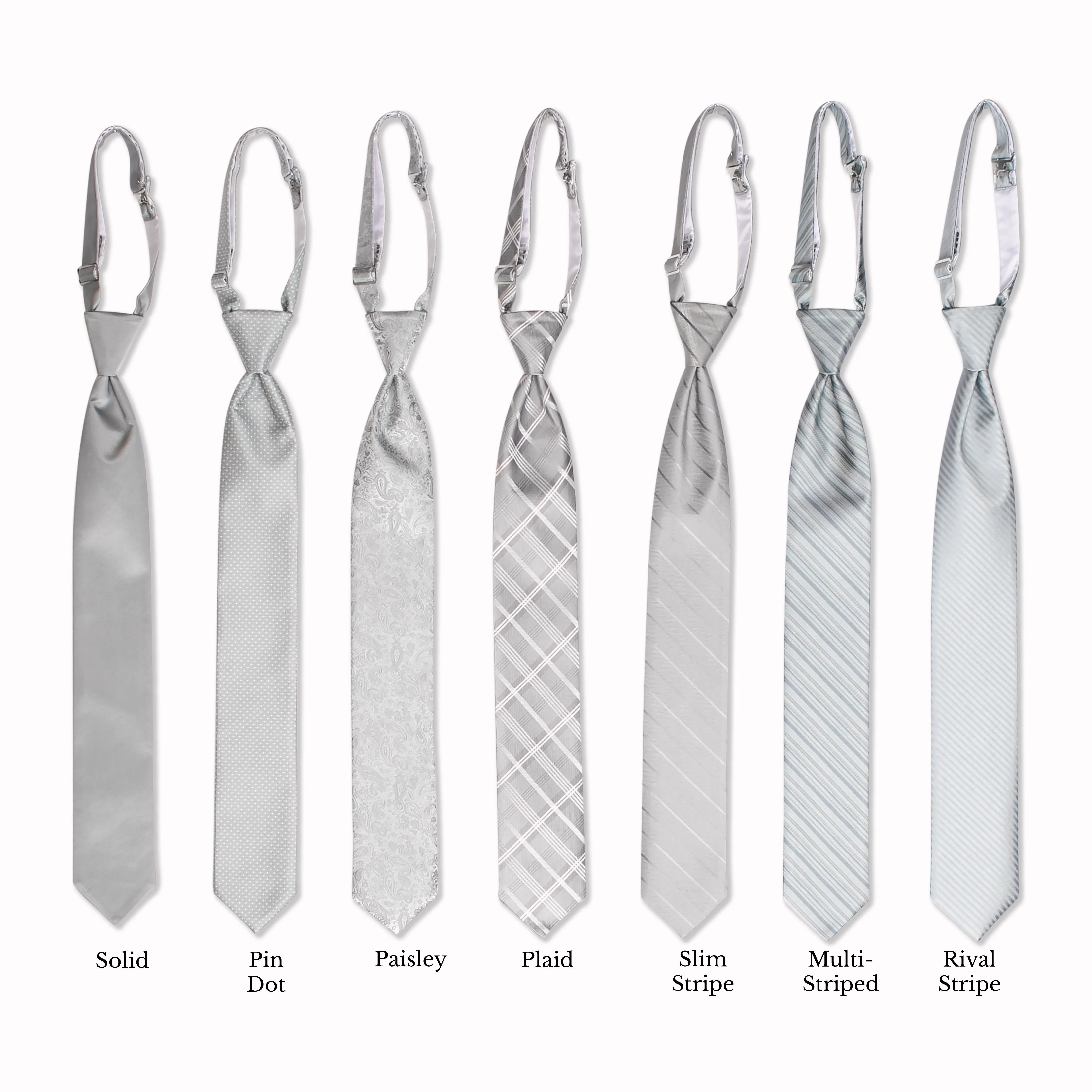 Classic Long Tie - Gray