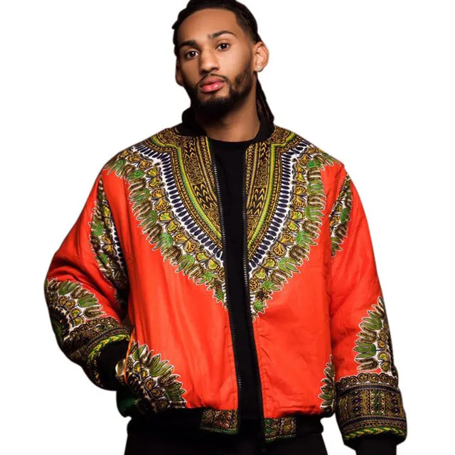 Dashiki Baseball Hip hop jacket