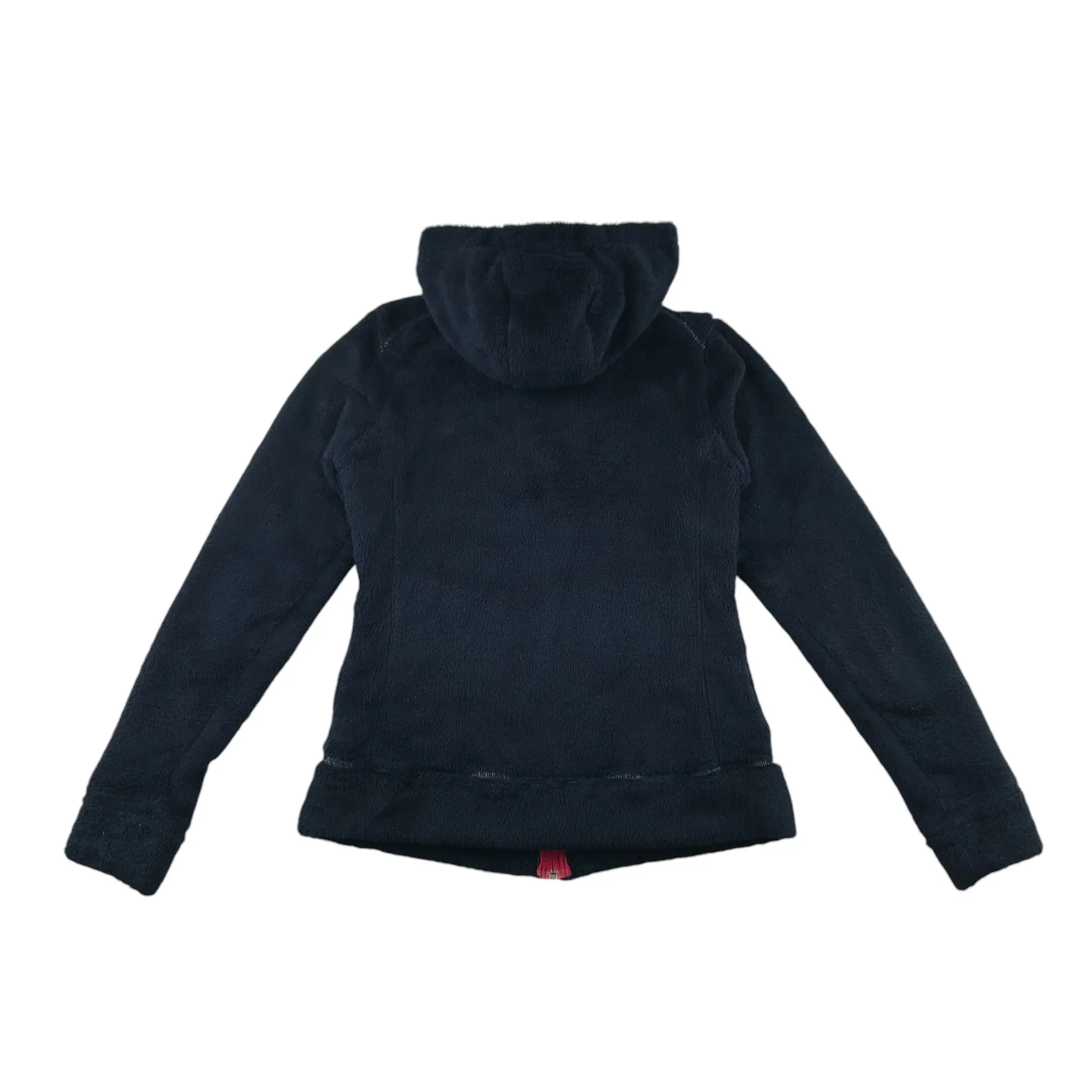 Decathlon fleece hoodie 12-14 years navy blue fluffy full zipper