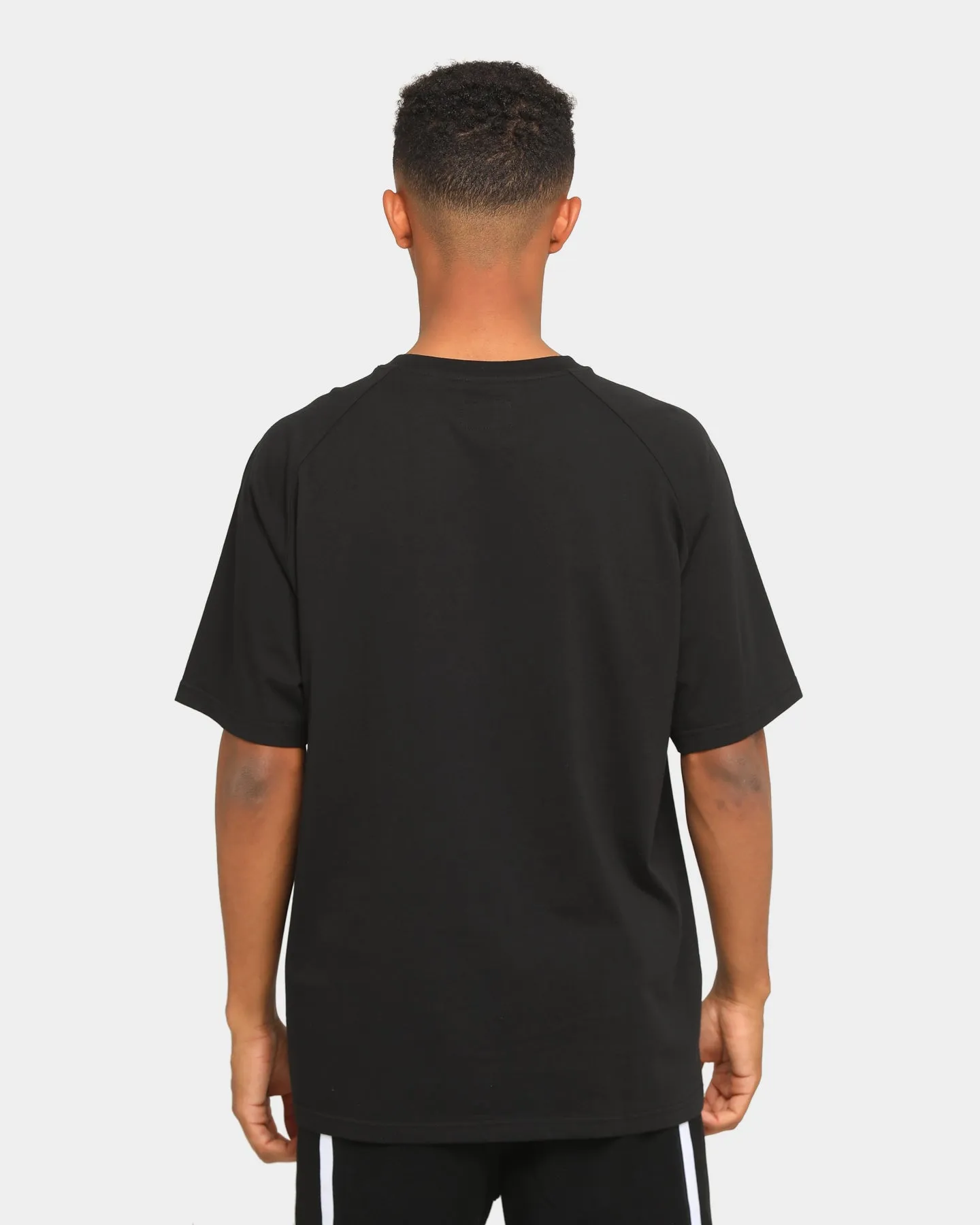 Elevn Clothing Co. Manifest Raglan Short Sleeve T-Shirt Black