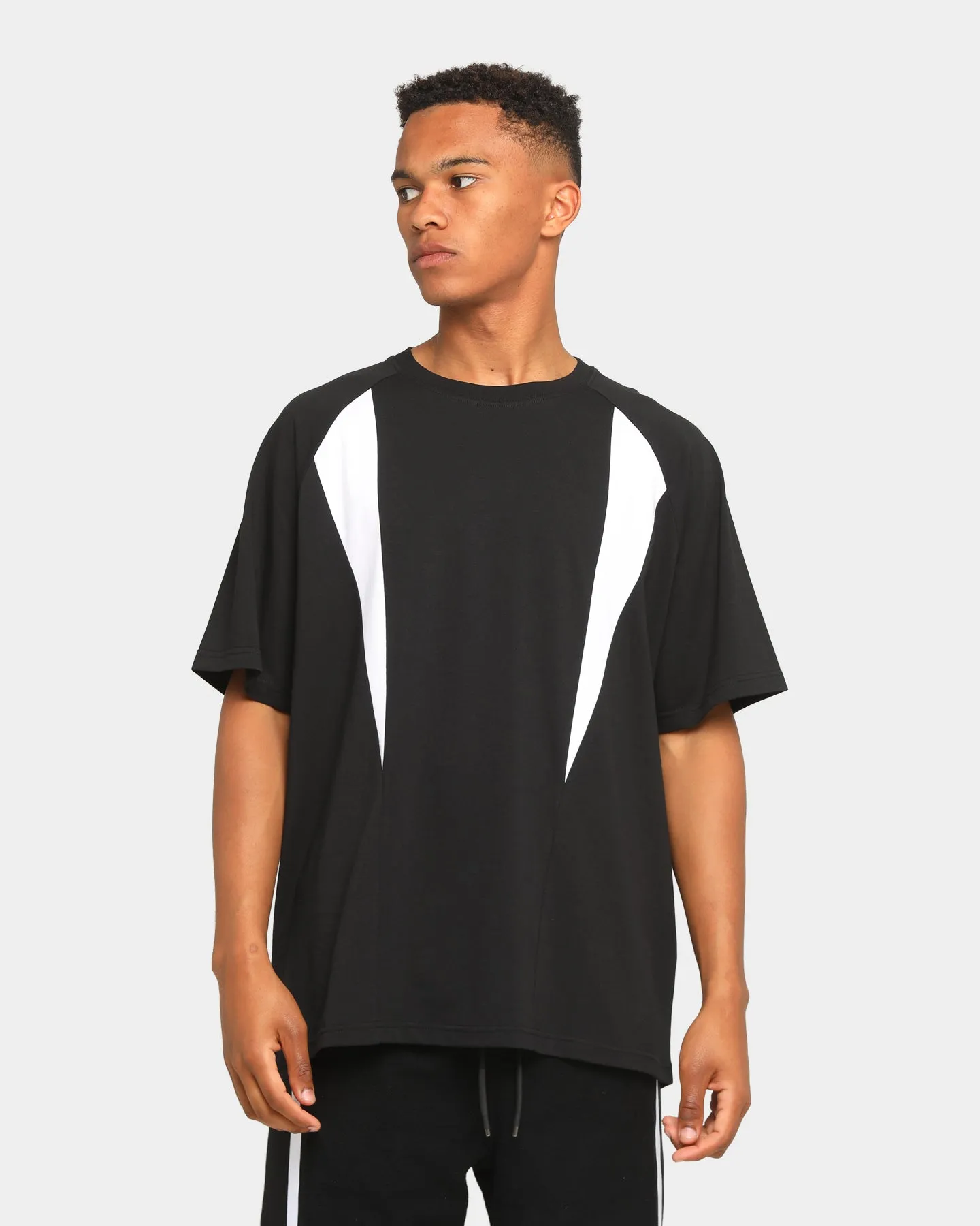 Elevn Clothing Co. Manifest Raglan Short Sleeve T-Shirt Black