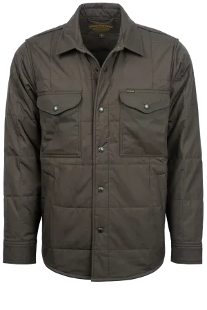 Filson Cover Cloth Quilted Shirt Jacket - Cinder