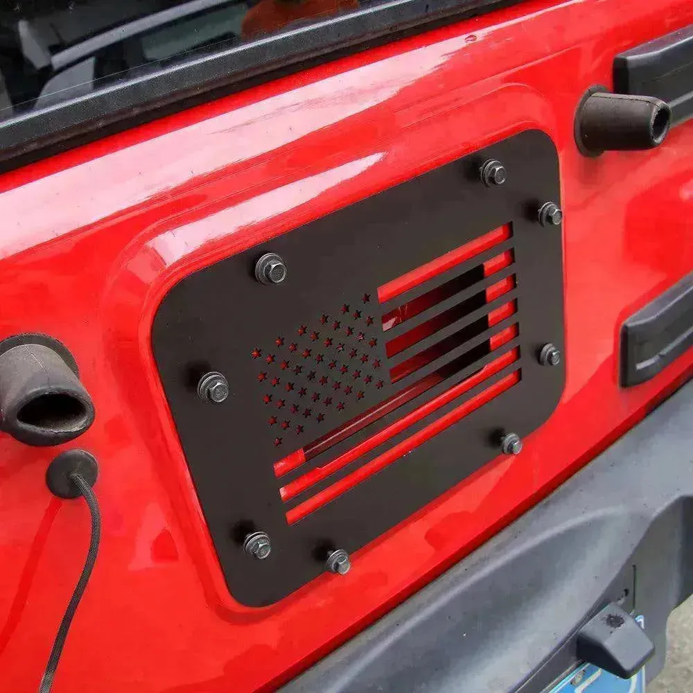 Five-Star Tailgate Vent Cover Plate Wrangler Modified Accessories