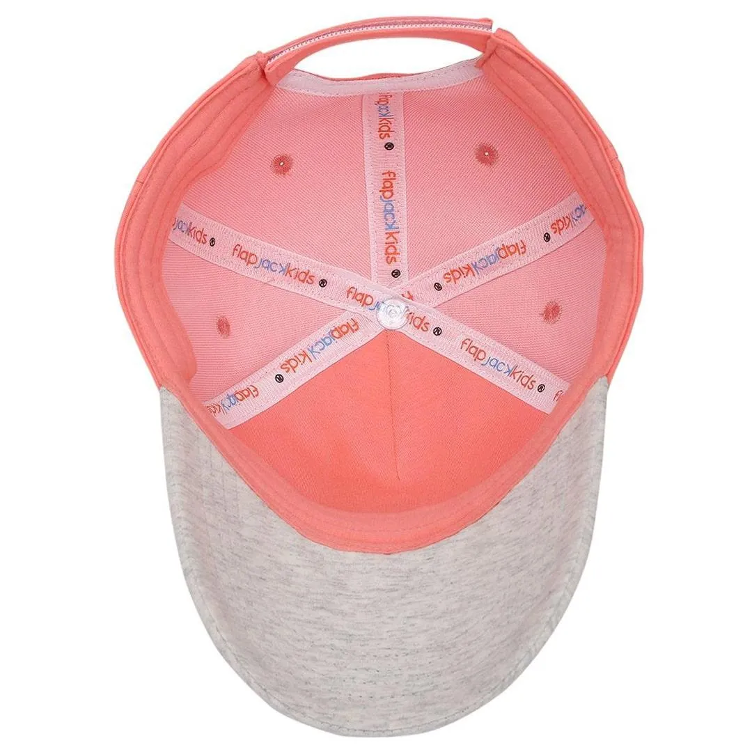 FlapJack Kids Girl UPF50  Ball Cap - Llama