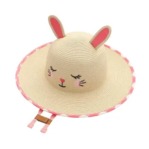 Flapjack Kids Lifeguard Straw Hat - Bunny