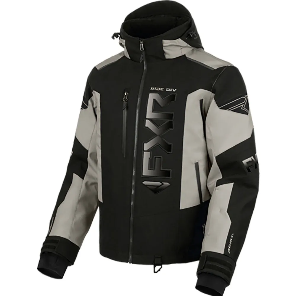 FXR Helium X 2-in-1 Snowmobile Jacket Black/Stone Grey