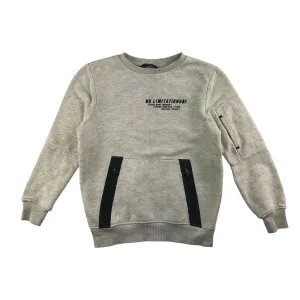 George sweater 6-7 years light grey No limitations jersey