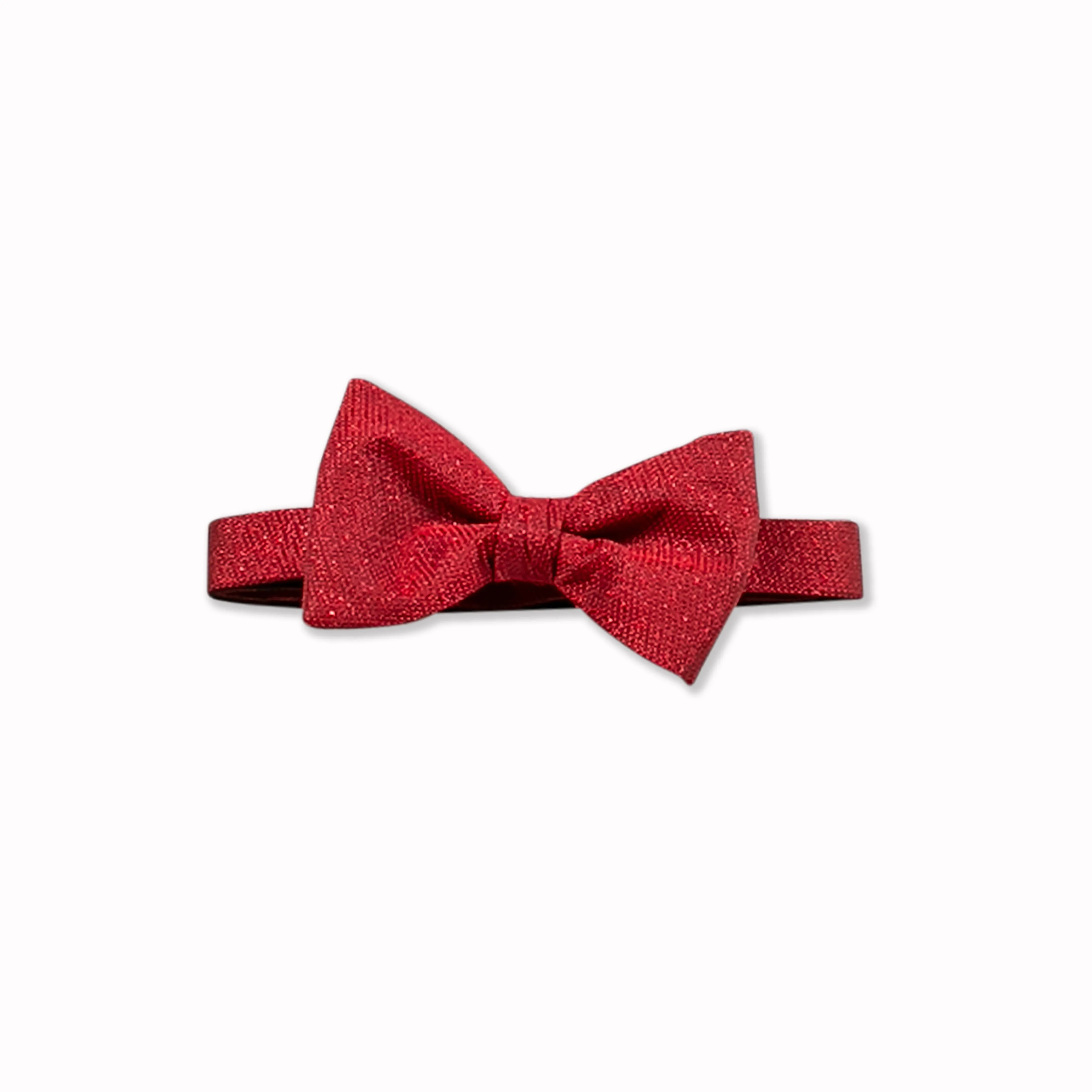 Glitter Bow Tie - Cinnabar