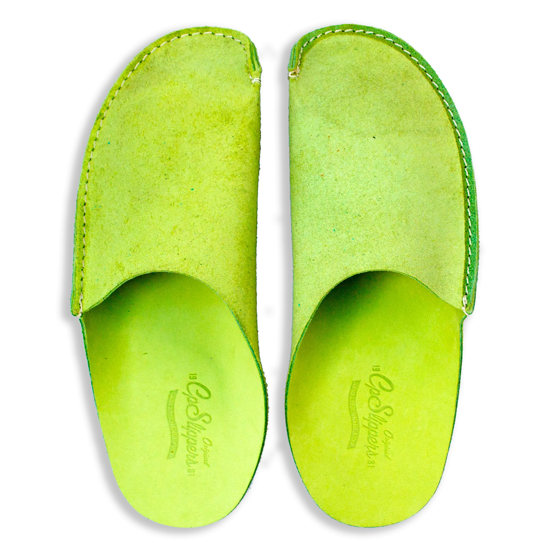 Green CP Slippers Minimalist