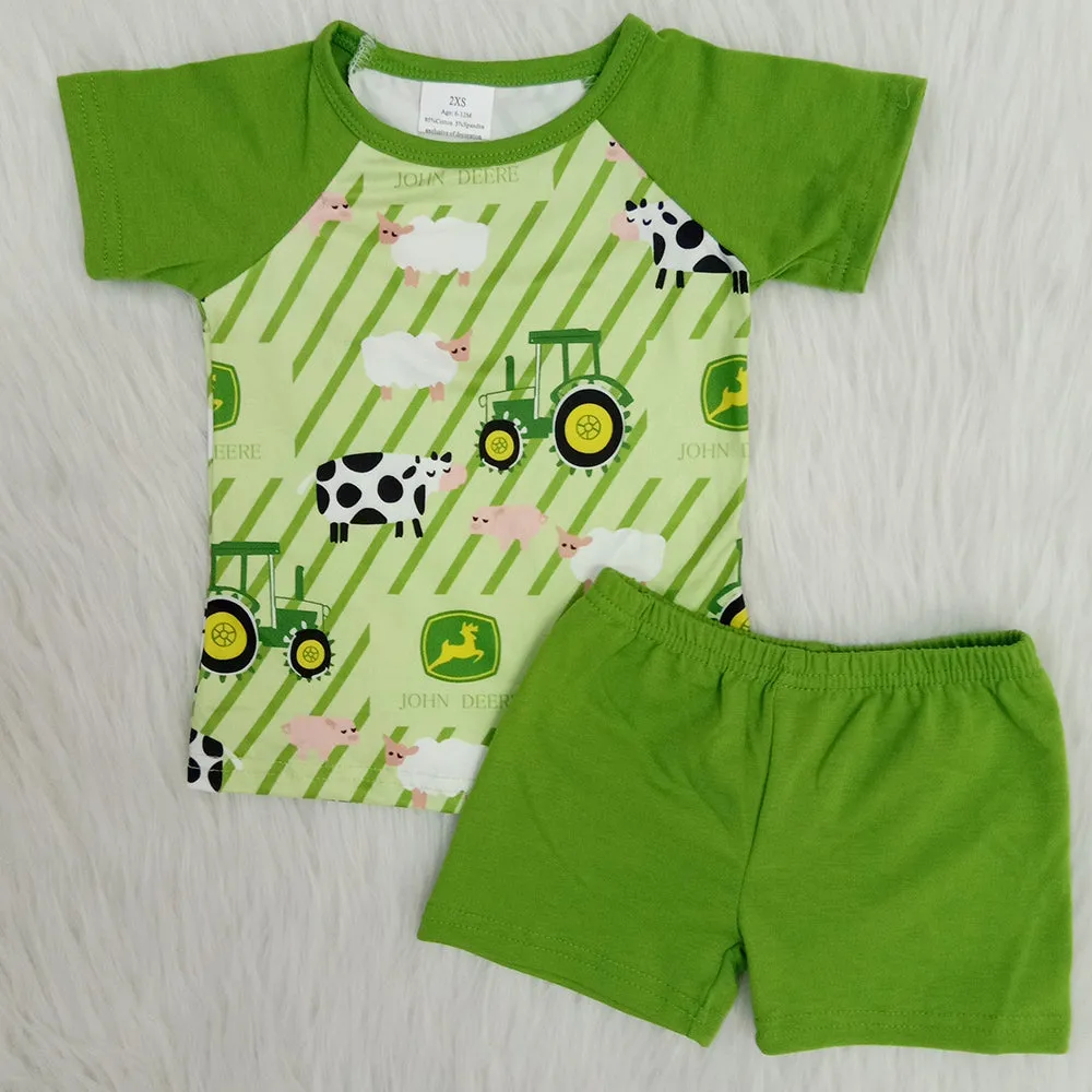 Hot Sale Baby Girls Clothes Farm Fashion Boys Clothing Set Kids Sibling Clothing Wholesale Outfits D11-26