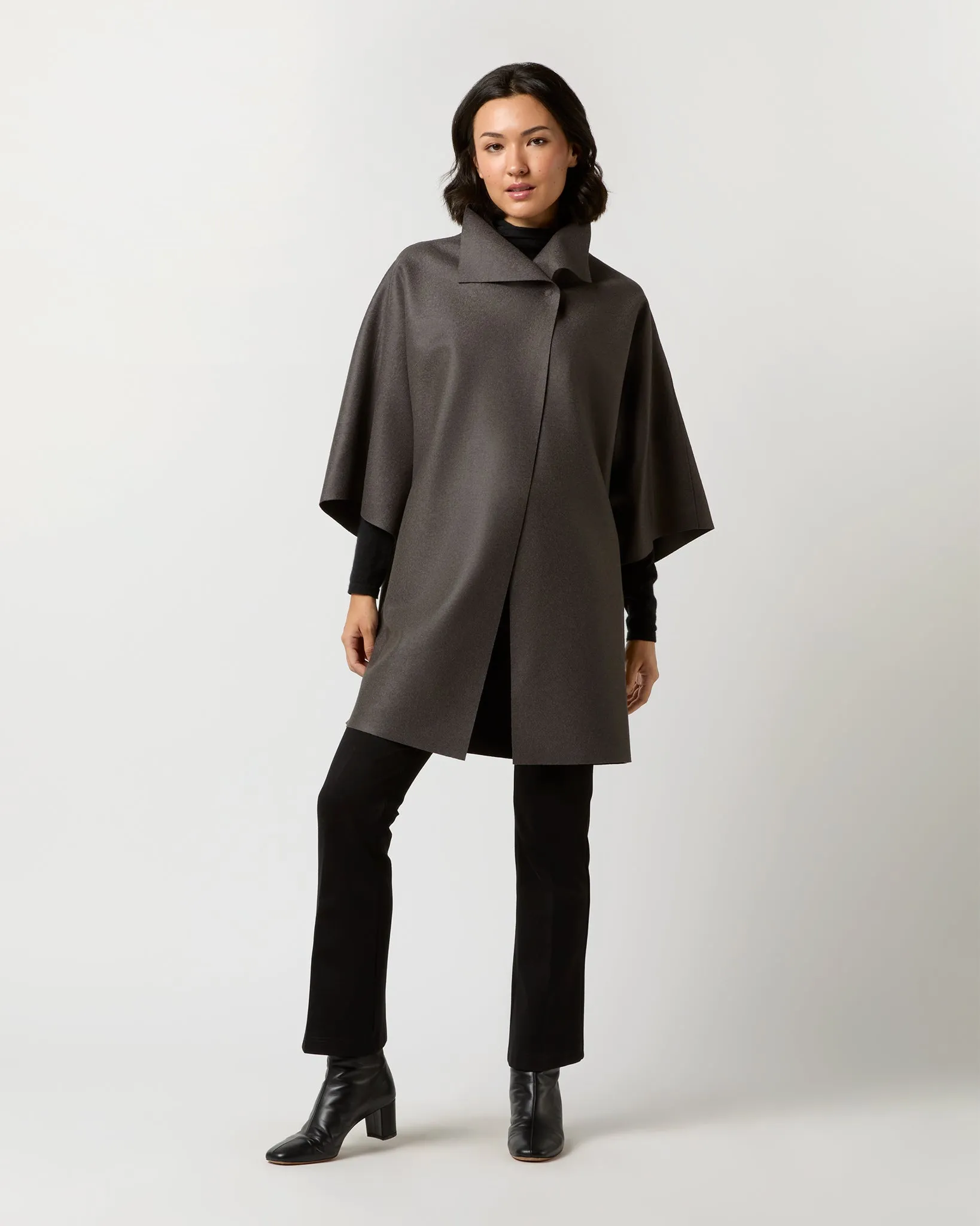 Kimono Coat in Graphite