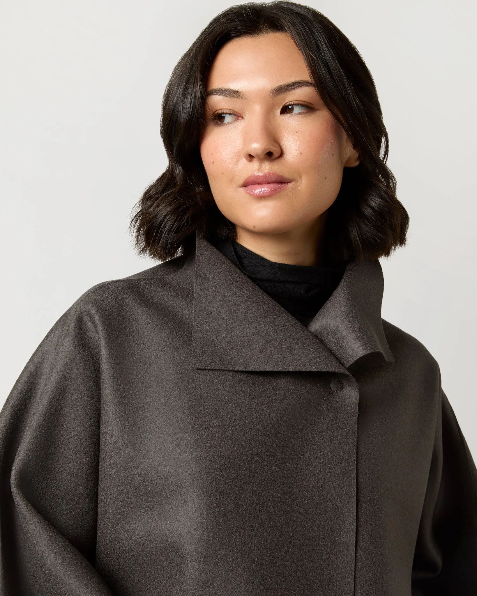 Kimono Coat in Graphite