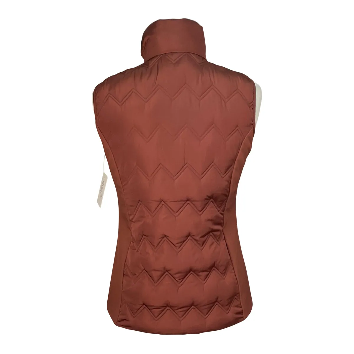 Kingsland 'Sia' Vest in Rust - Women's Small