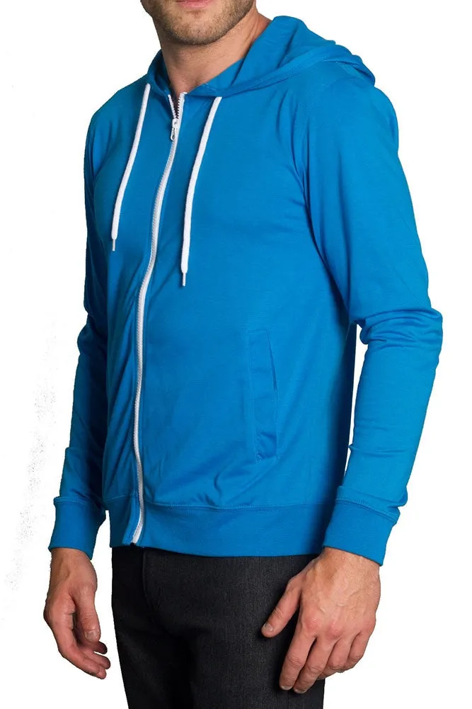 Lightweight Zip Down Hoodie