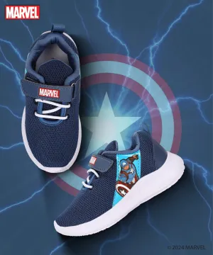 Marvel Captain America MK8011K Kids' Casual Shoes | Comfortable and Stylish Footwear for Boys with Durable Construction, Cushioned Support, and Stylish Design | Ideal for Everyday Use Royal Blue