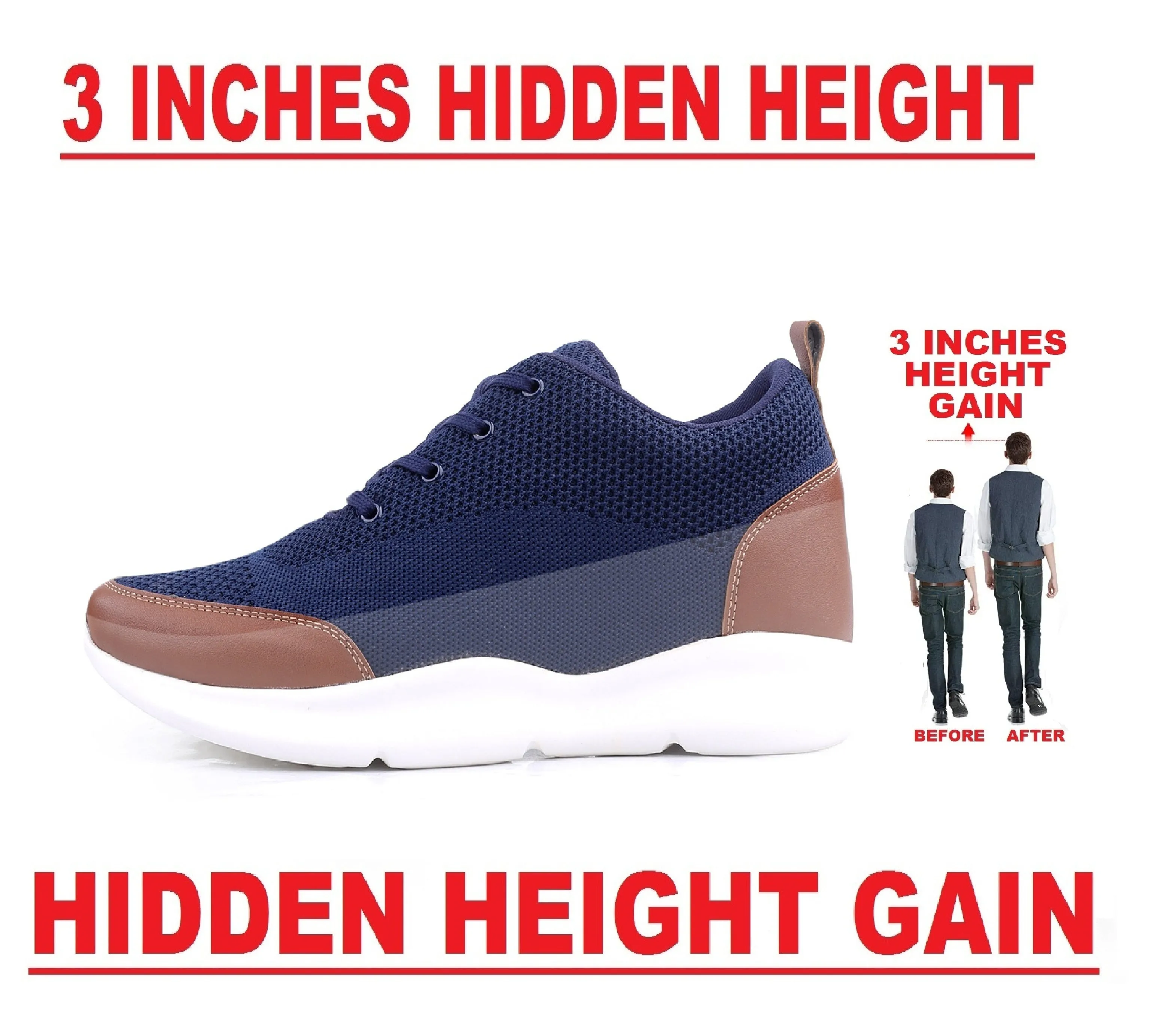 Men's New Stylish Casual Sports Lace-Up Shoes