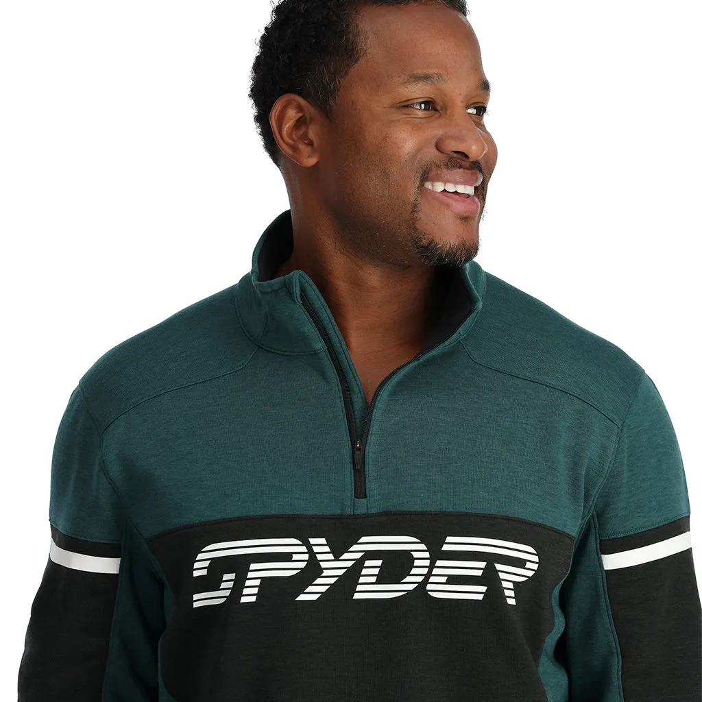 Mens Speed Fleece Half Zip - Cypress Green