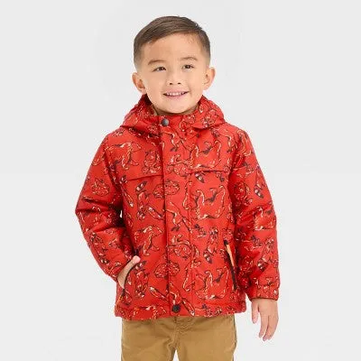 New - Cat & Jack Infant Kids Zip-Up Winter Puffer Windbreaker 3-In-1 Jacket