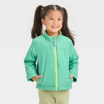 New - Cat & Jack Infant Kids Zip-Up Winter Puffer Windbreaker 3-In-1 Jacket