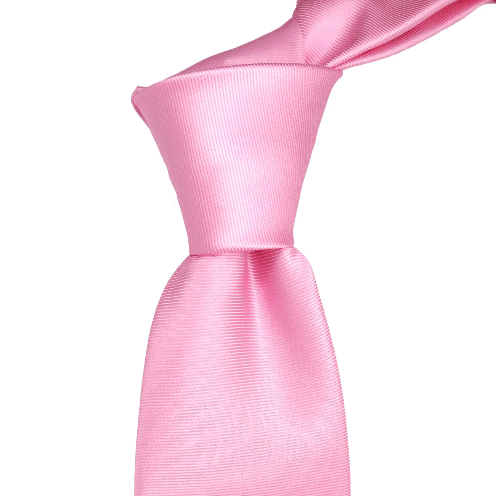 Orobianco 8cm Pink horizontal twille neckties