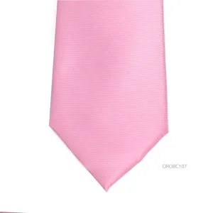 Orobianco 8cm Pink horizontal twille neckties