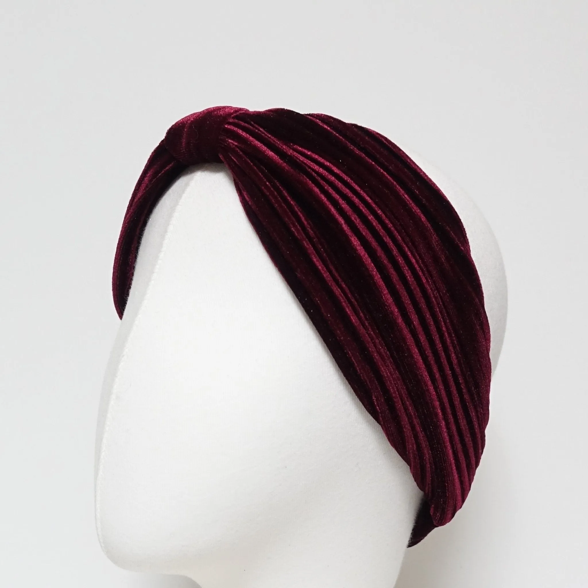 Pleated Velvet Hair Turban Fashion Headband Women Hair Accessories