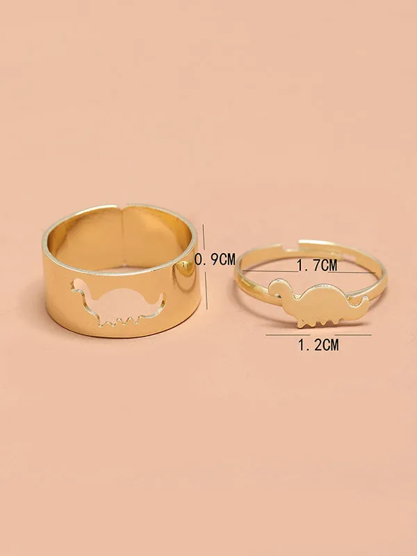 Punk Dinosaur Shape Rings Accessories