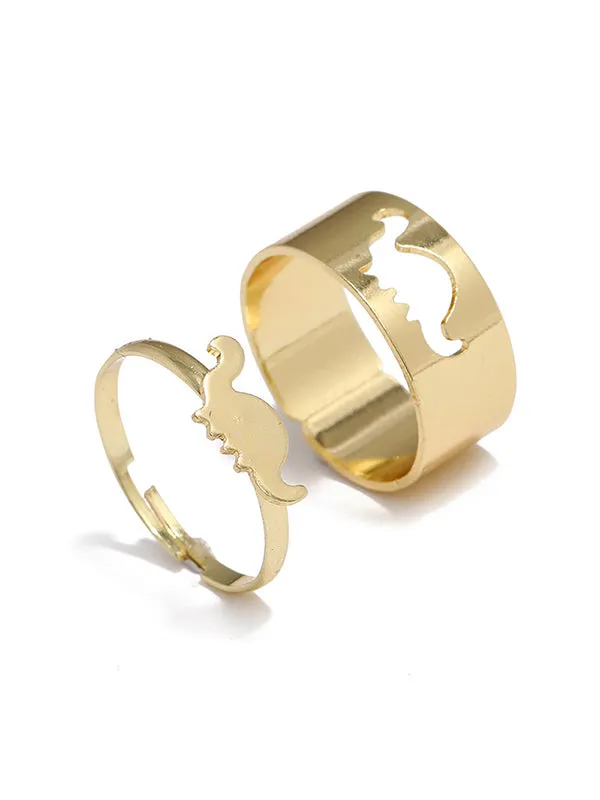 Punk Dinosaur Shape Rings Accessories