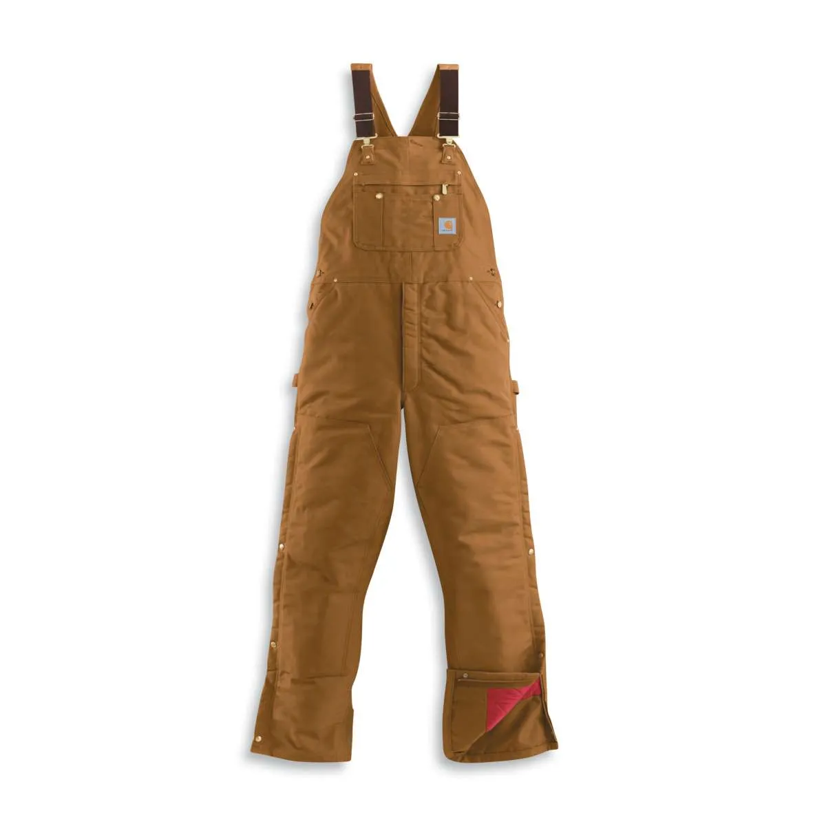 R41 - Loose Fit Firm Duck Insulated Bib Overall