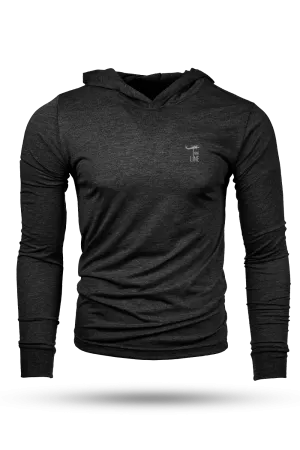 Reflective Dropline Logo - Lightweight Hoodie