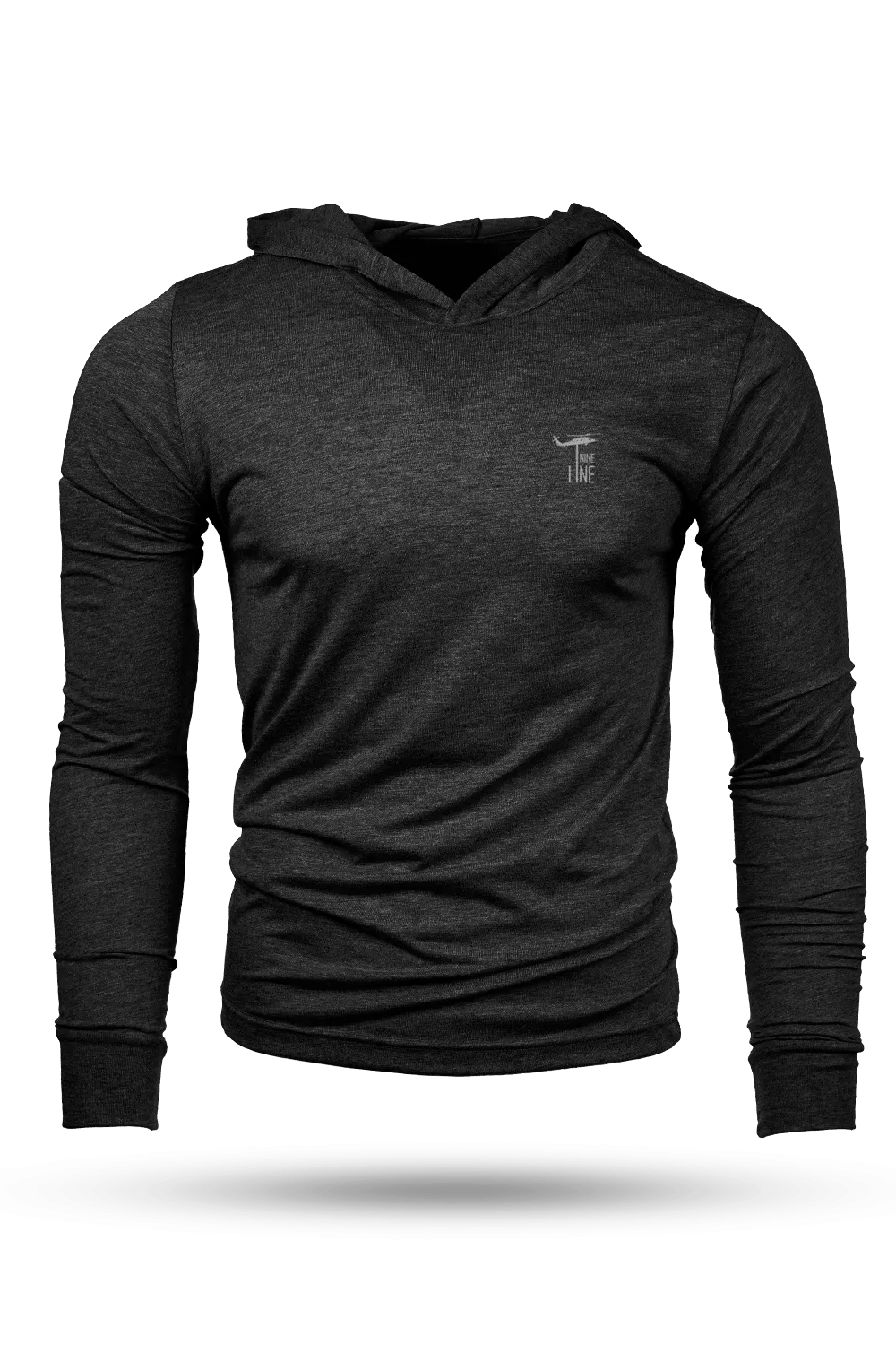 Reflective Dropline Logo - Lightweight Hoodie