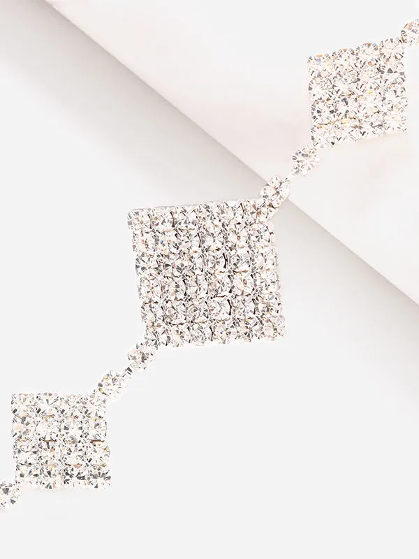 Rhinestone Rhombus Body Chain Accessories