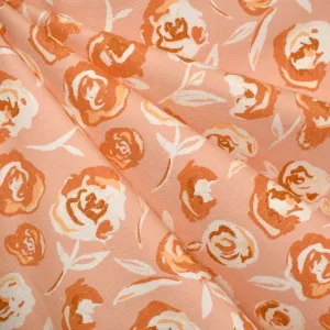 Road to Round Top Freshly Gathered Floral Cozy Flannel Coral