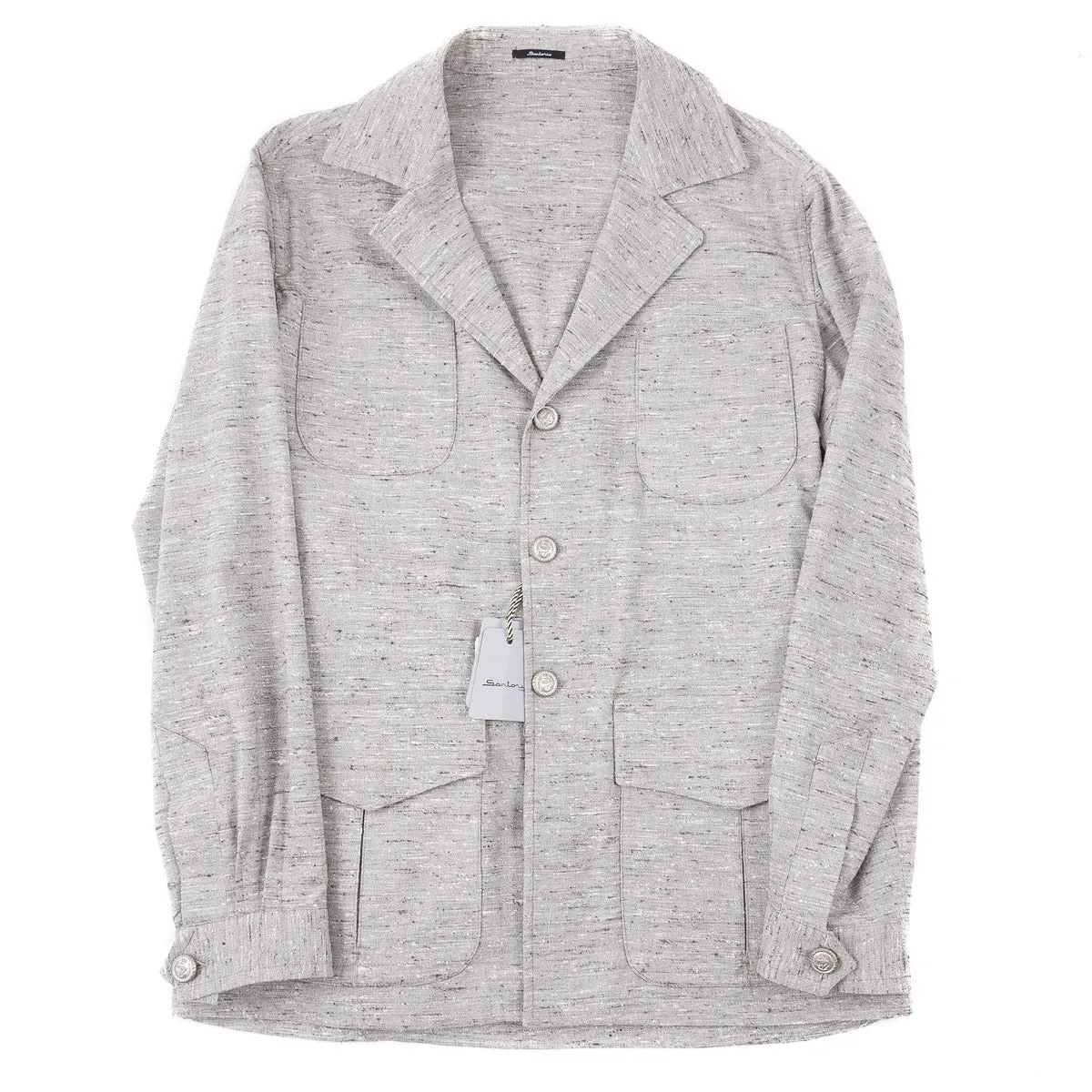 Sartorio Lightweight Wool-Silk Field Jacket