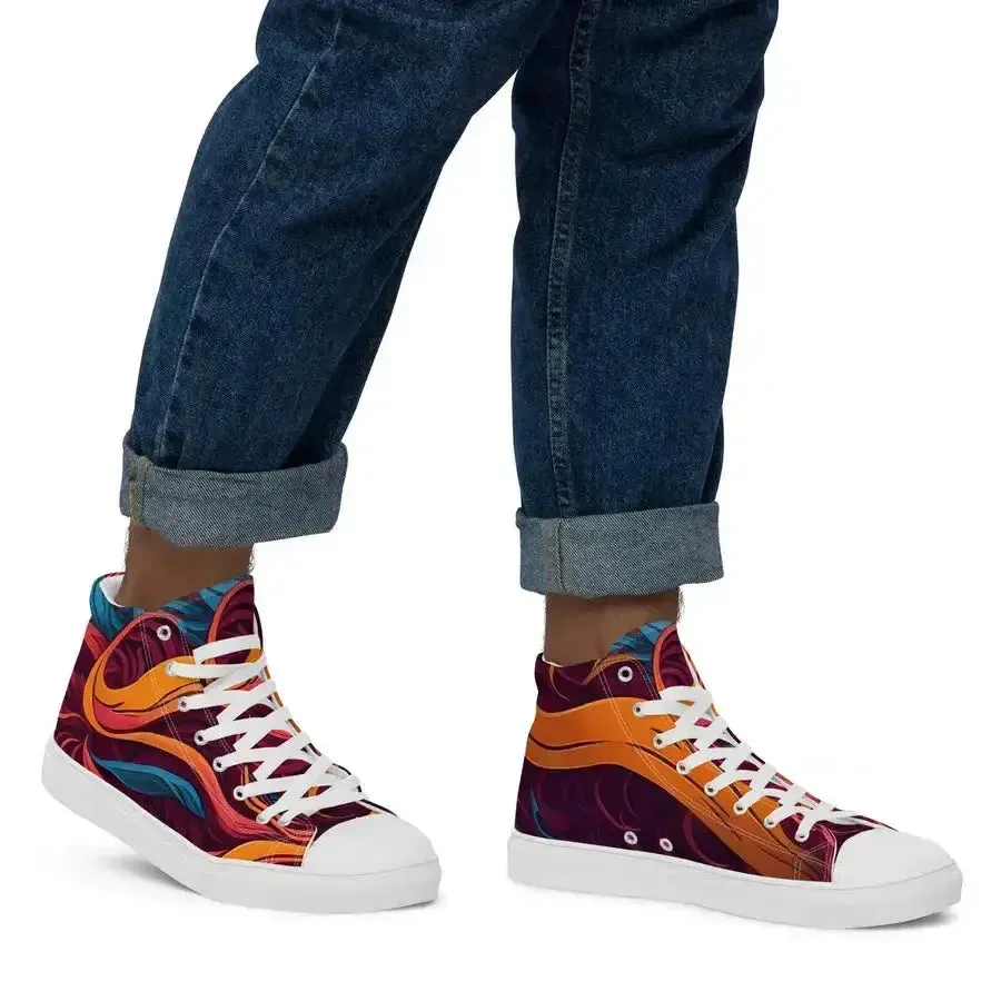 Savage stride men’s high top stylish shoes