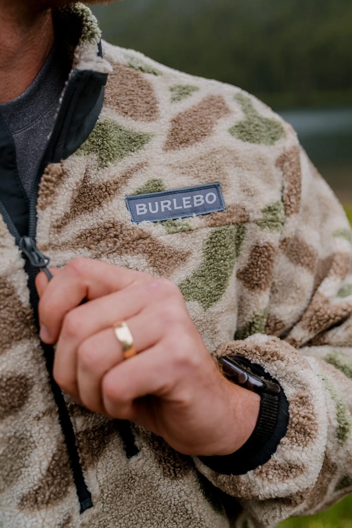 Sherpa - Quarter Zip - Alpine Camo