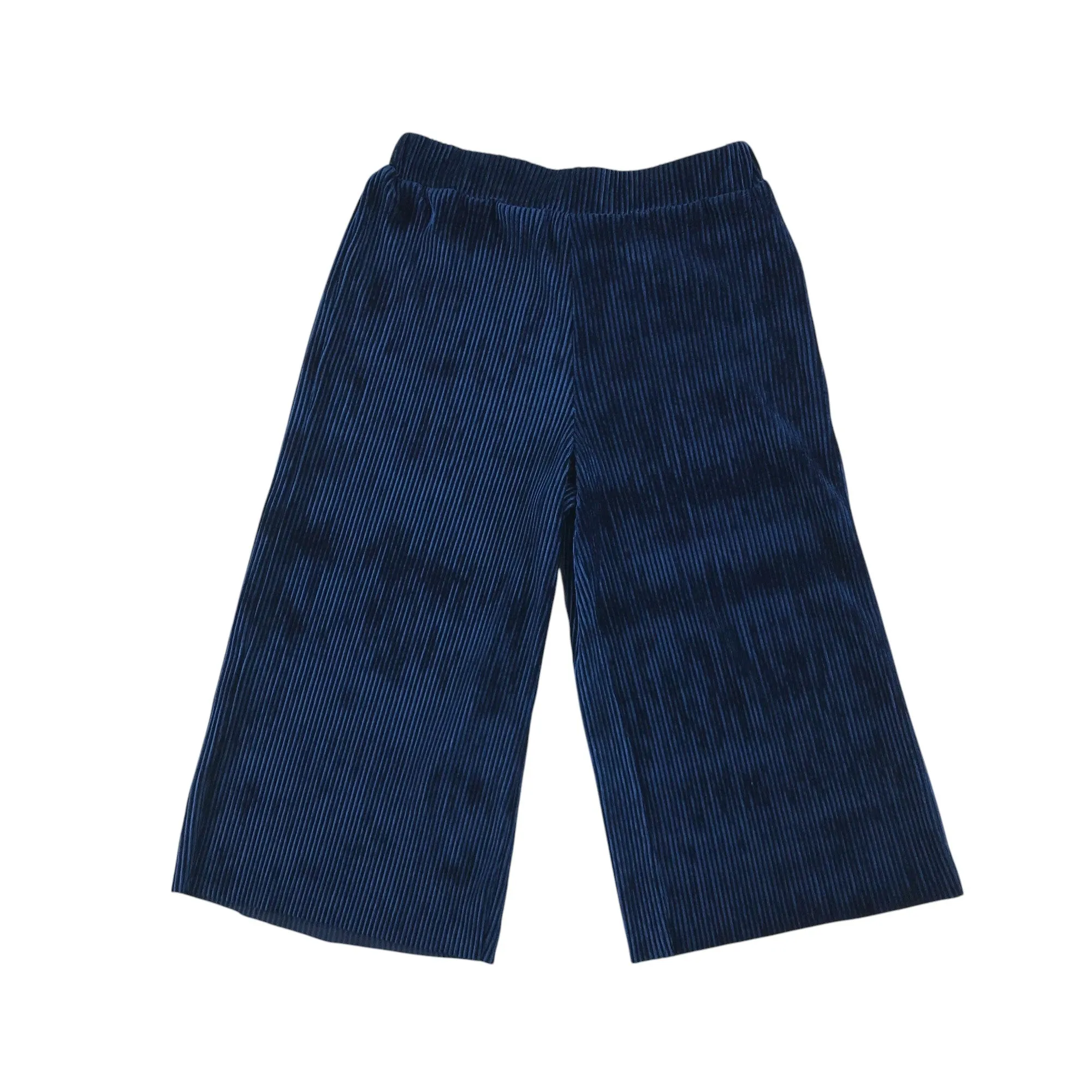 Tu Trouser 5-6 Years Navy Velvety Plain