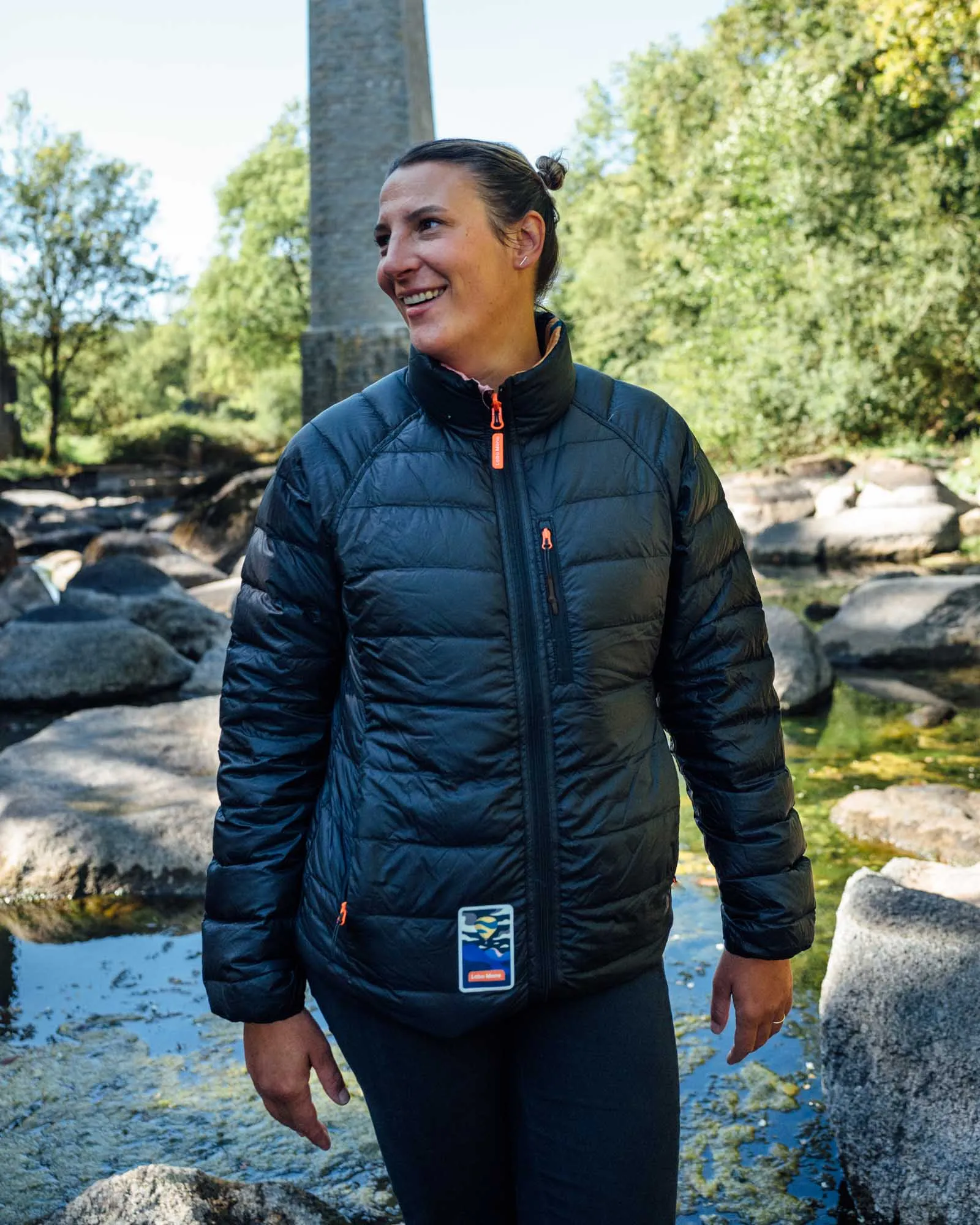 Women's Puffer-Puffer Jacket — Odyssey & Black